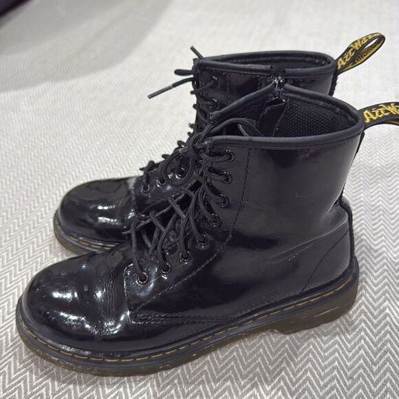 Dr. Martens 1460 Patent Leather Boots Woman’s Size 5 - Picture 3 of 6